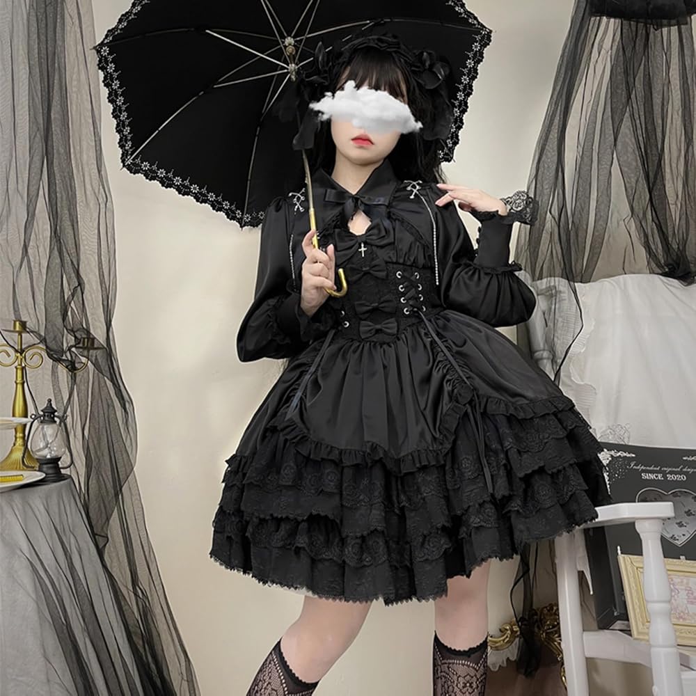 axesfemme花柄レース付 ティアードワンピース 姫ギャル 姫系 ロリータ axes femme 姫カジ 花柄ワンピース レース フェアリーコア